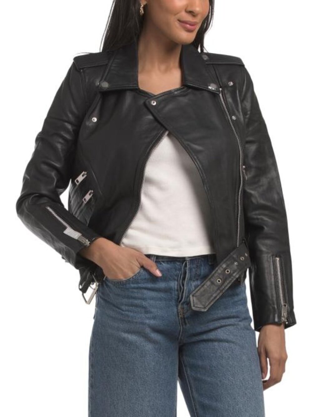 WALTER BAKER Leather Allison Jacket